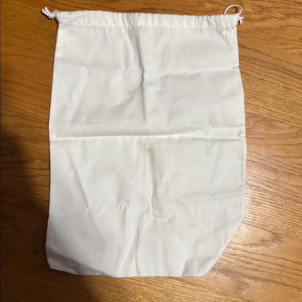 Versace Ivory Dust Bag with Logo with drawstring closing as you see .. - Picture 2 of 5